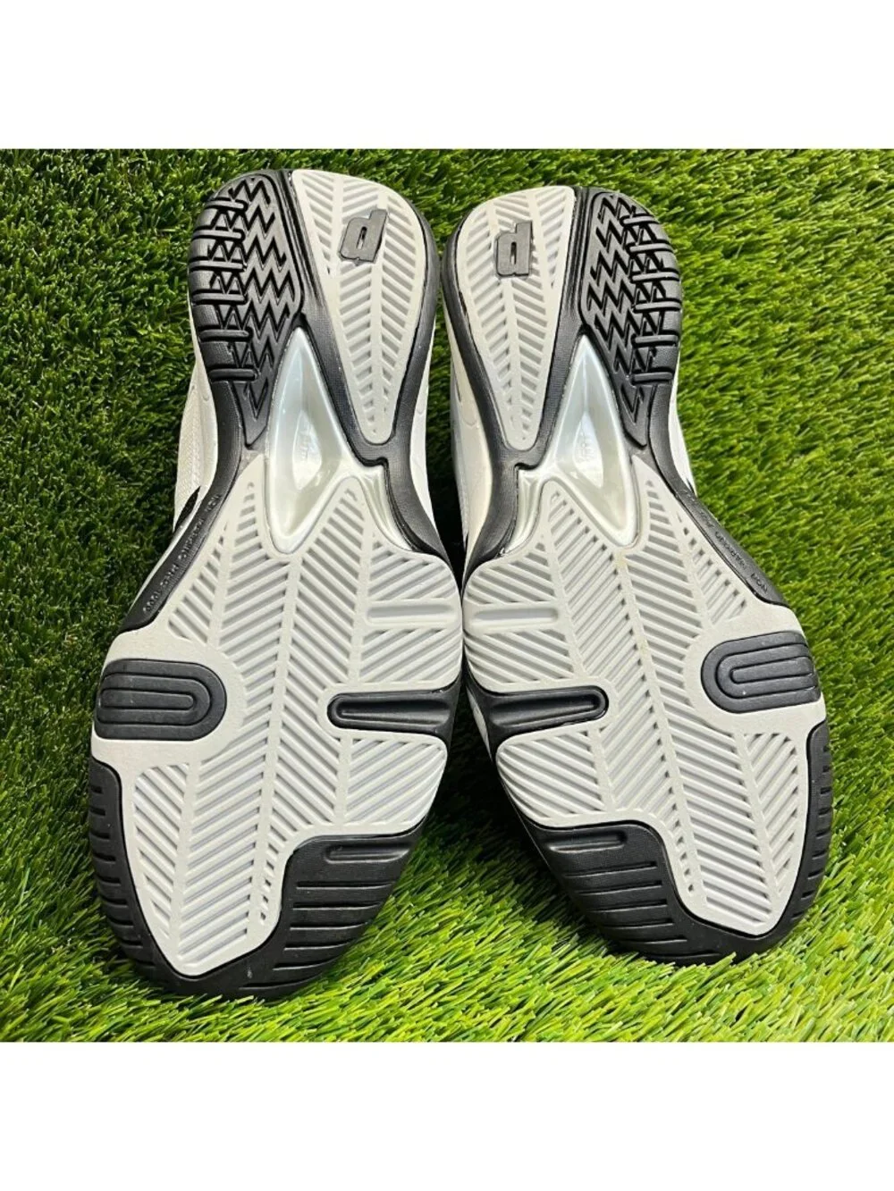 Prince T14 Mens Size 10 White Black Athletic Running Tennis Shoes Sneakers
